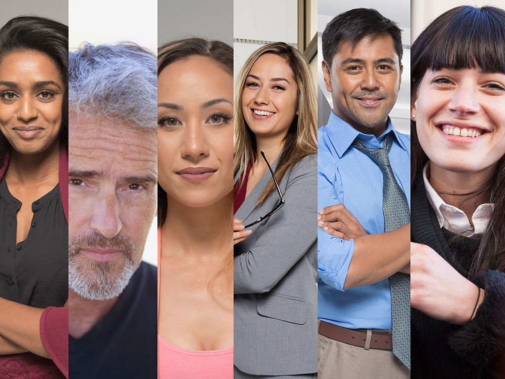 Collage of Diverse Business Individuals